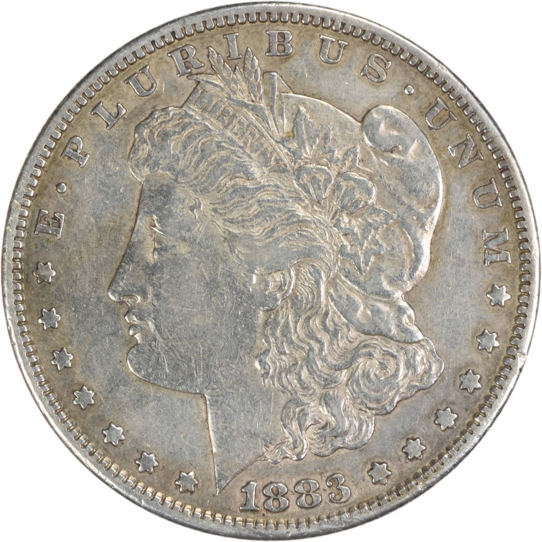1883-S Morgan Silver Dollar XF Uncertified Silver Coin San Francisco: 1883-S Morgan Silver Dollar XF Uncertified Silver Coin San Francisco This 1883-S Morgan Silver Dollar is a stunning example of American coinage, featuring the intricate designs by George T. Morgan. Th