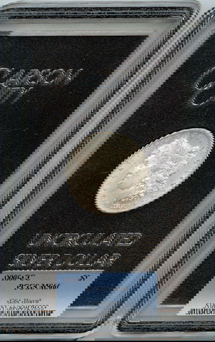 1880-CC Morgan Dollar GSA Hoard PCGS MS66 Uncirculated (1 of 2)