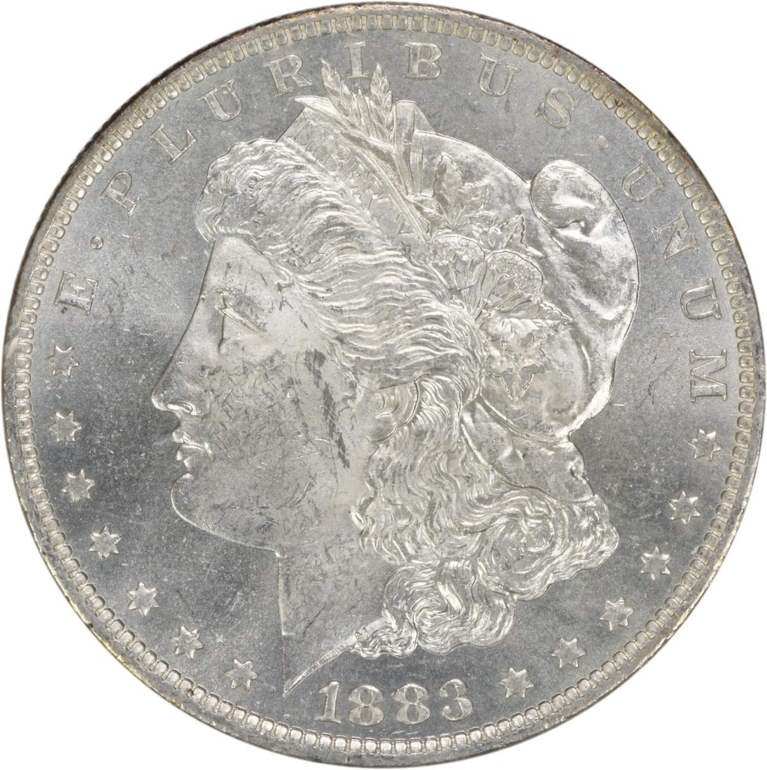 1883-O Morgan Silver Dollar Choice Uncirculated Silver Coin: 1883-O Morgan Silver Dollar Choice Uncirculated Silver Coin This 1883-O Morgan Silver Dollar is a stunning example of numismatic craftsmanship, graded as Choice BU (Brilliant Uncirculated). Struck in
