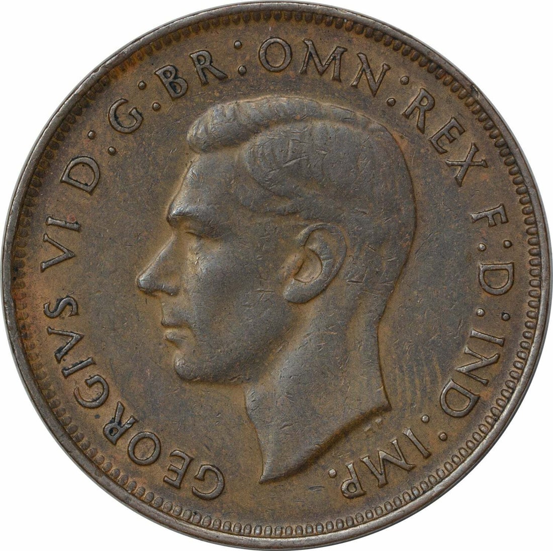 1946 Australia 1 Penny KM36 Extra Fine Uncertified Coin: 1946 Australia 1 Penny KM36 Extra Fine Uncertified Coin This 1946 Australian 1 Penny (KM36) is a remarkable piece of currency from the past, showcasing a high grade of Extra Fine (XF). Though ungraded