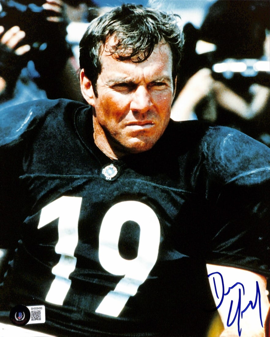 Dennis Quaid Signed 8x10 Any Given Sunday Photo Beckett Certified: Dennis Quaid Signed 8x10 Any Given Sunday Photo Beckett Certified This autographed 8x10 photograph features Dennis Quaid, who portrayed "Jack Rooney" in the film Any Given Sunday. The signature is wri