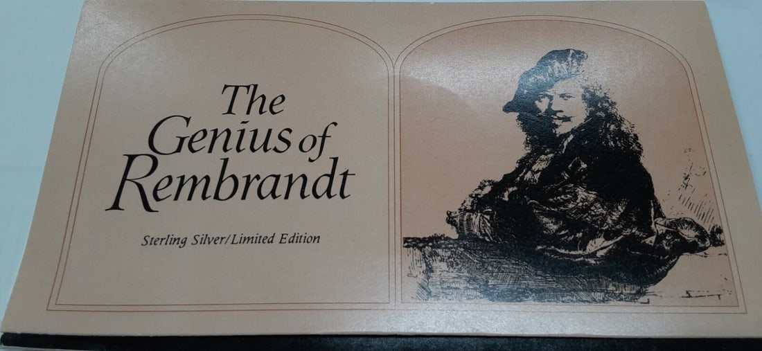 Sterling Silver Rembrandt The Noble Slav Proof Medal in Original Card: Sterling Silver Rembrandt The Noble Slav Proof Medal in Original Card This Franklin Mint Genius of Rembrandt silver medal features 'The Noble Slav' design. Struck in proof quality from .925 sterling s