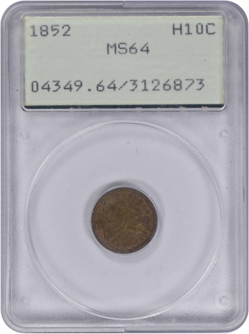 1852 Liberty Seated Half Dime MS64 NGC 90% Silver (1 of 4)