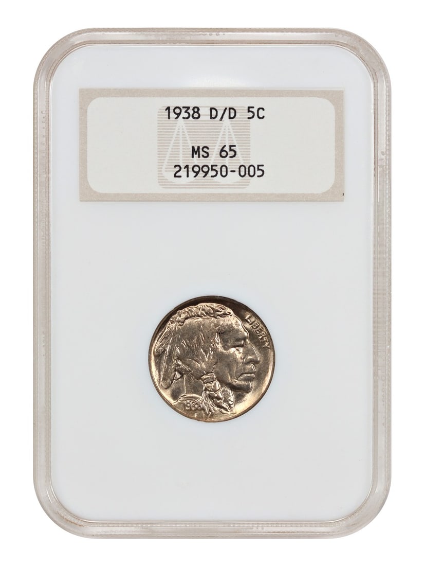 1938-D/D Buffalo Nickel NGC MS65 Uncirculated (1 of 4)