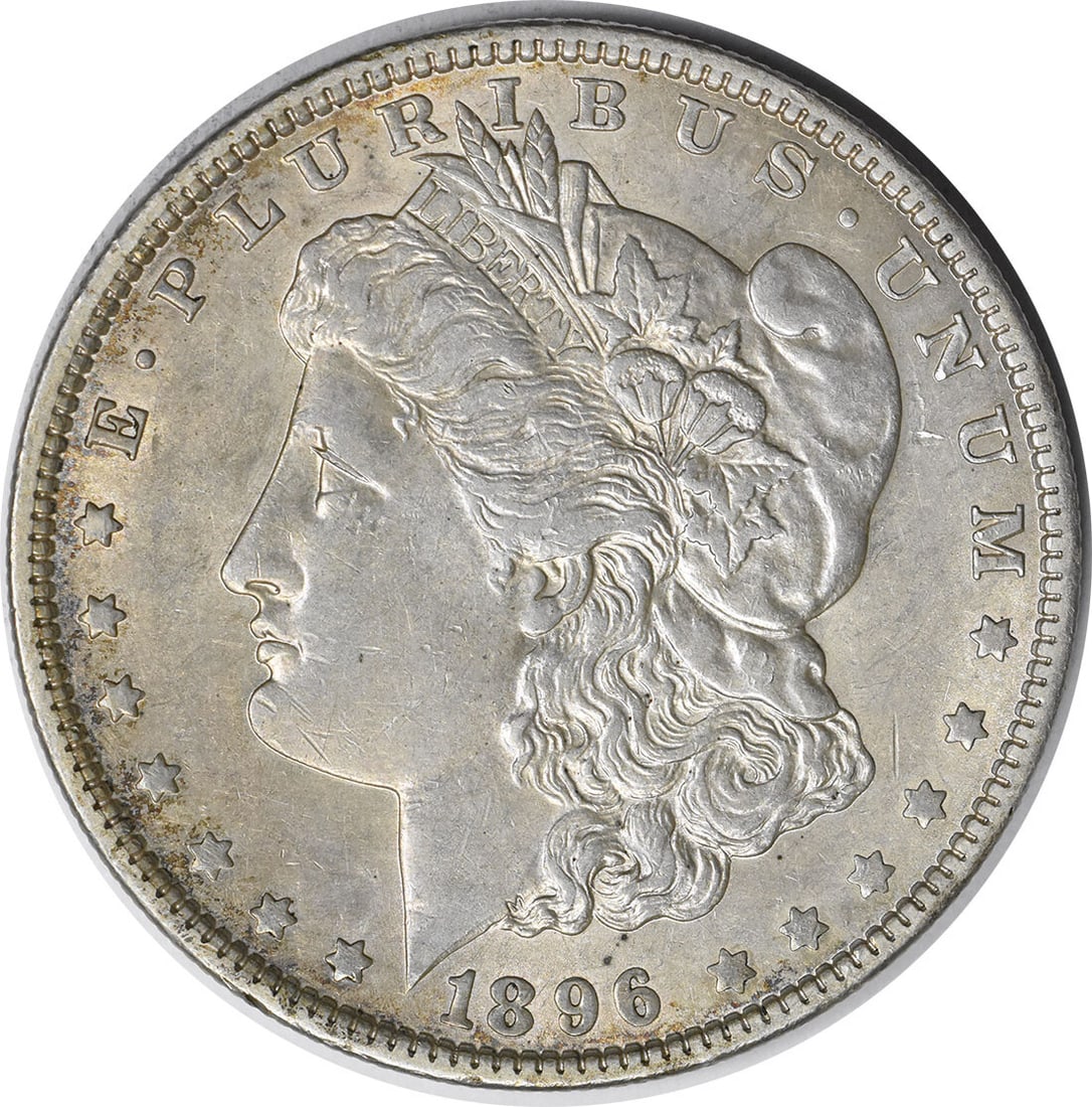 1896 New Orleans Morgan Dollar AU Grade Uncertified Silver Coin (1 of 2)