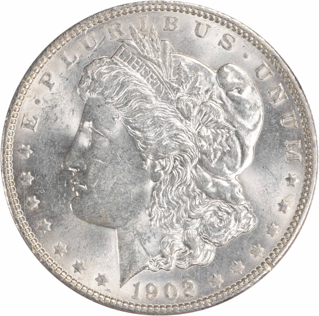 1902 Morgan Silver Dollar Choice BU Uncertified Silver Coin (1 of 2)