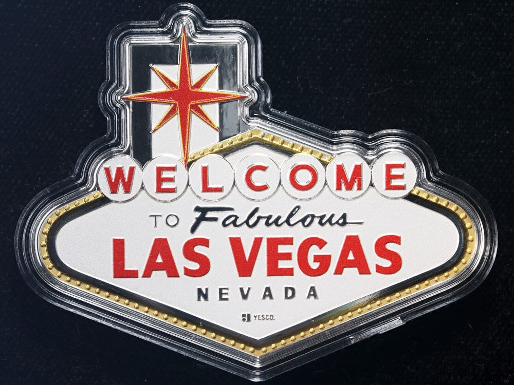 2026 Niue $5 2 oz Silver Coin Welcome to Las Vegas Sign OGP COA: 2026 Niue $5 2 oz Silver Coin Welcome to Las Vegas Sign OGP COA This 2026 Niue $5 coin contains 2 ounces of 0.999 fine silver and features a design inspired by the iconic 'Welcome to Las Vegas' sign.