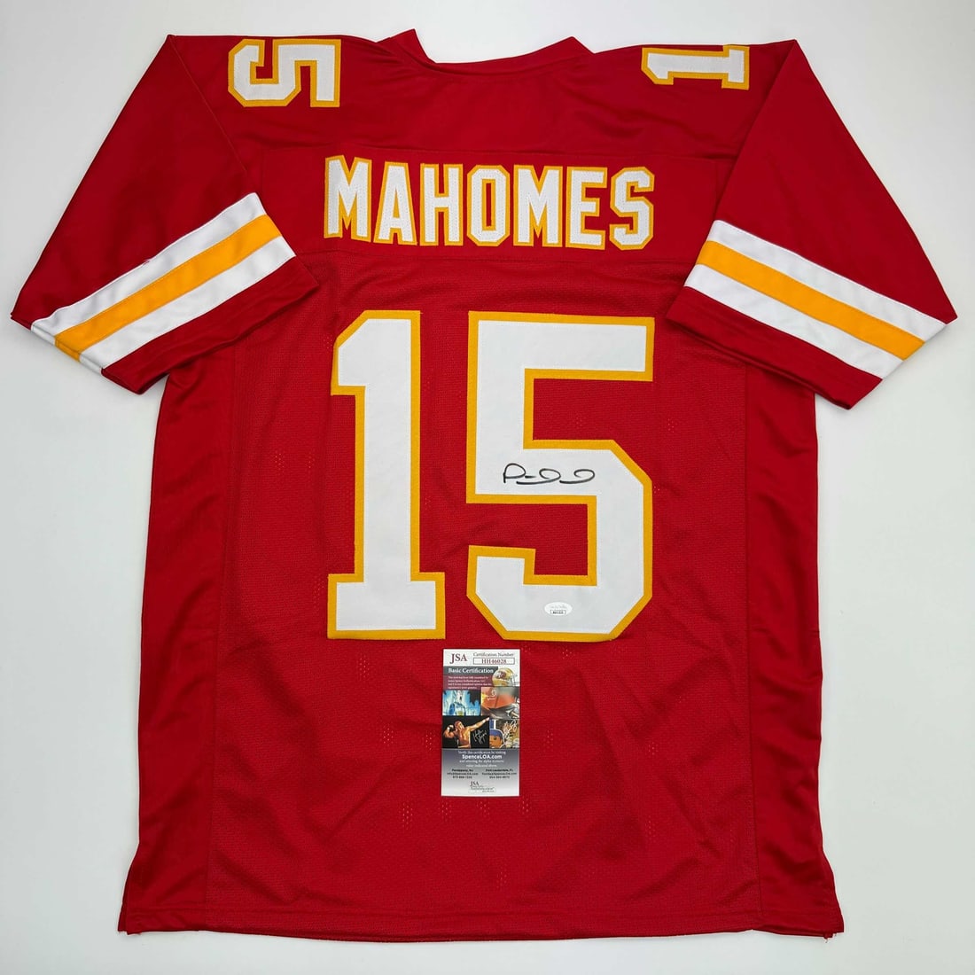 Patrick Mahomes Autographed Kansas City Chiefs Jersey JSA COA (1 of 4)