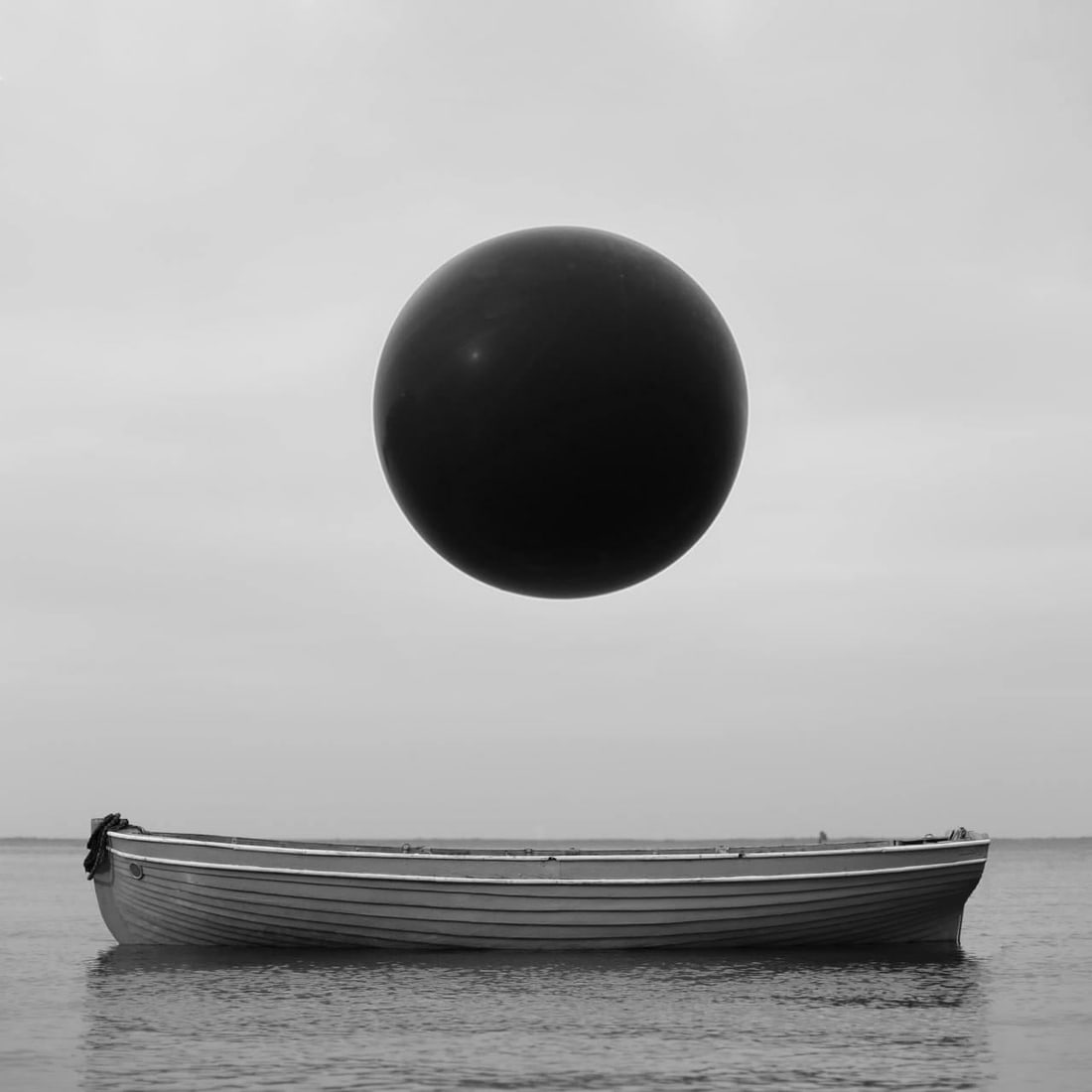 Olha Stepanian Inception Black and White Photo 16 x 16 in Edition of 24 Signed COA: Olha Stepanian Inception Black and White Photo 16 x 16 in Edition of 24 Signed COA "Inception" is a contemporary black and white photograph by Olha Stepanian, presented in a limited edition of 24. Pri