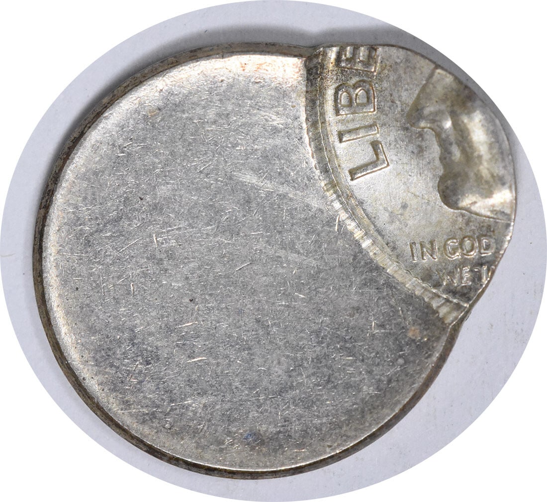 Roosevelt Silver Dime 60% Off Center Uncertified BU Coin (1 of 2)