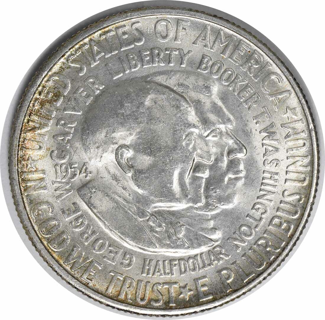 1954 W Carver Commemorative Half Dollar Uncertified Silver Set: 1954 W Carver Commemorative Half Dollar Uncertified Silver Set This 1954 W. Carver Set consists of uncirculated half dollars, commemorating the legacy of George Washington Carver. The coins are made o