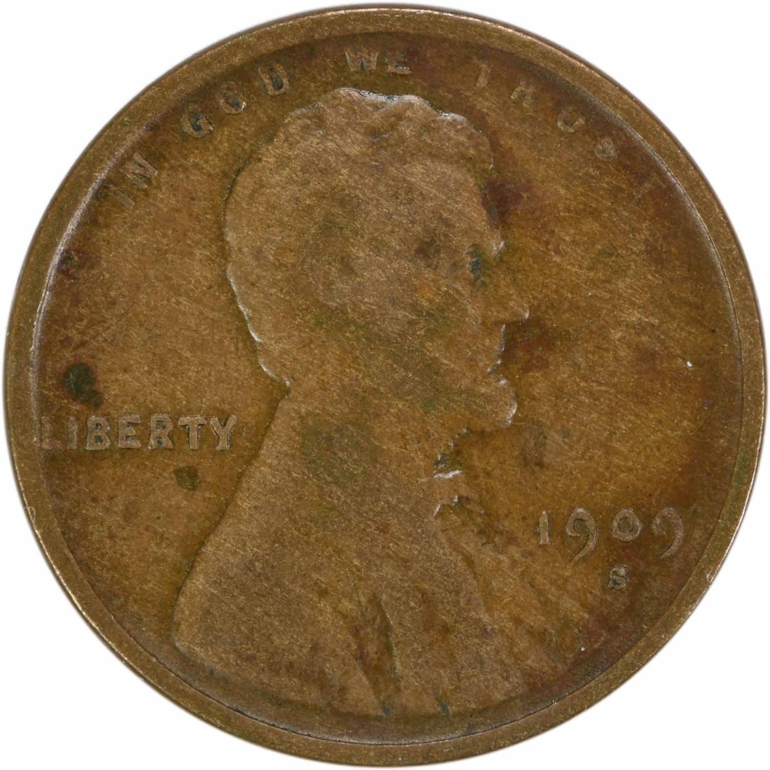 1909-S Lincoln Cent RPM 2 FS-1502 VF Uncertified (1 of 2)