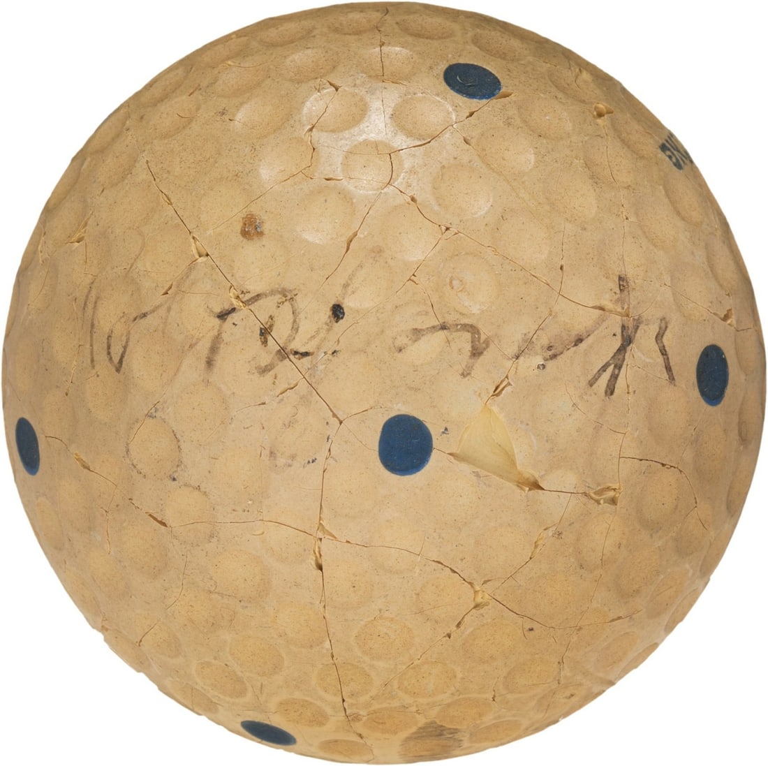 Bobby Jones Signed 1930 Spalding Golf Ball PSA DNA JSA COA (1 of 5)