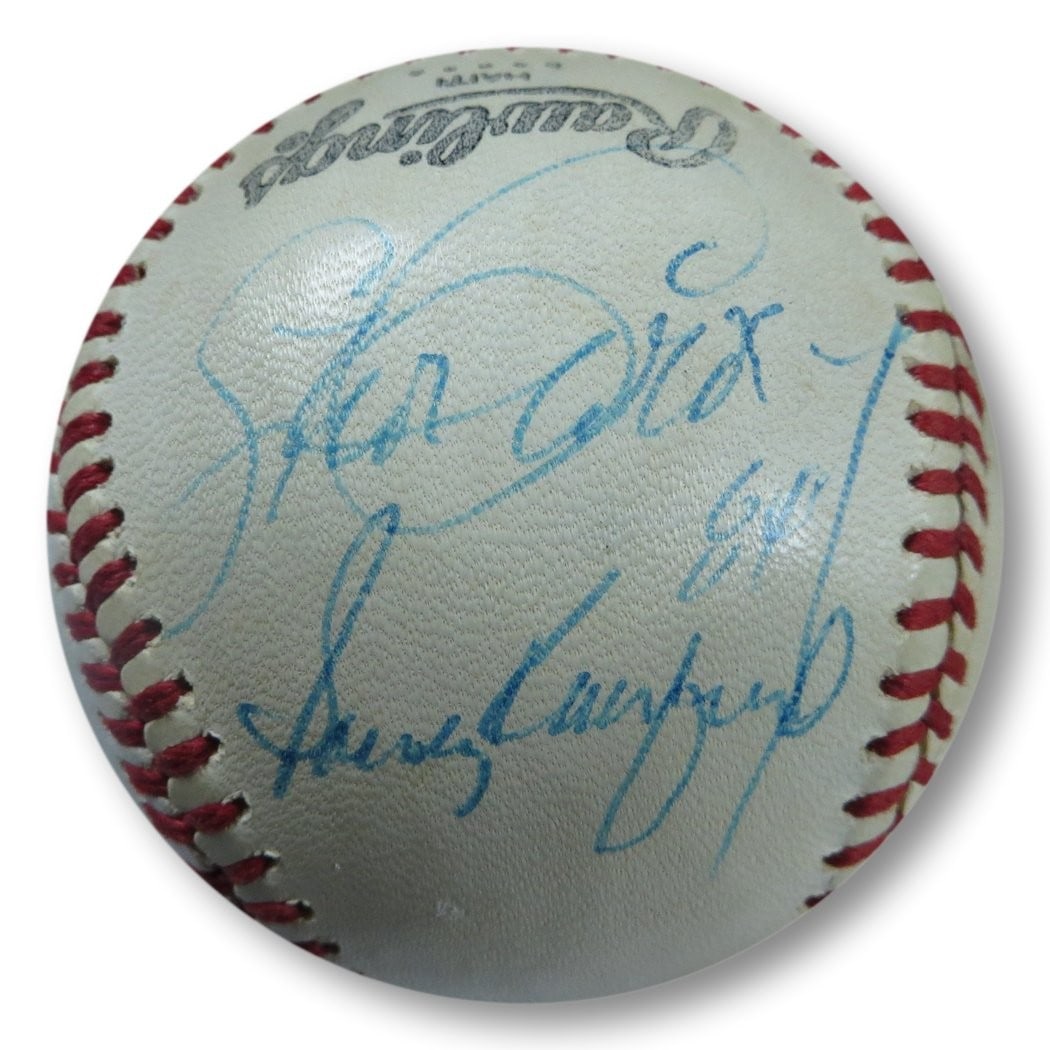 HOF Multi-Signed Baseball 7 Autos Koufax Winfield Gossage JSA (1 of 6)