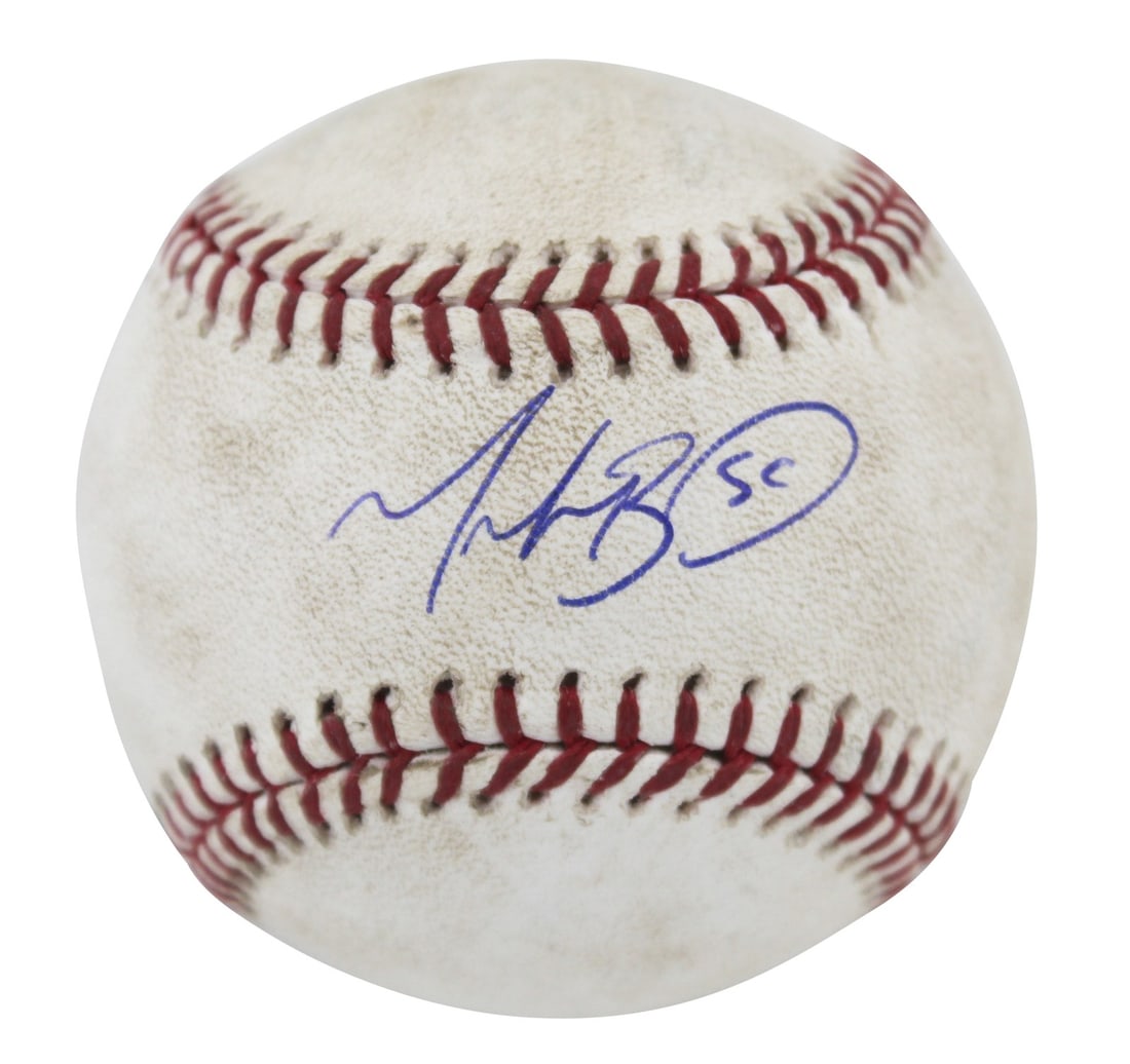 Mookie Betts Signed Game Used OML Baseball Dodgers vs Braves 9/3/23 PSA MLB: Mookie Betts Signed Game Used OML Baseball Dodgers vs Braves 9/3/23 PSA MLB This is a game-used Oml baseball from the September 3rd, 2023 match between the Los Angeles Dodgers and the Atlanta Braves,