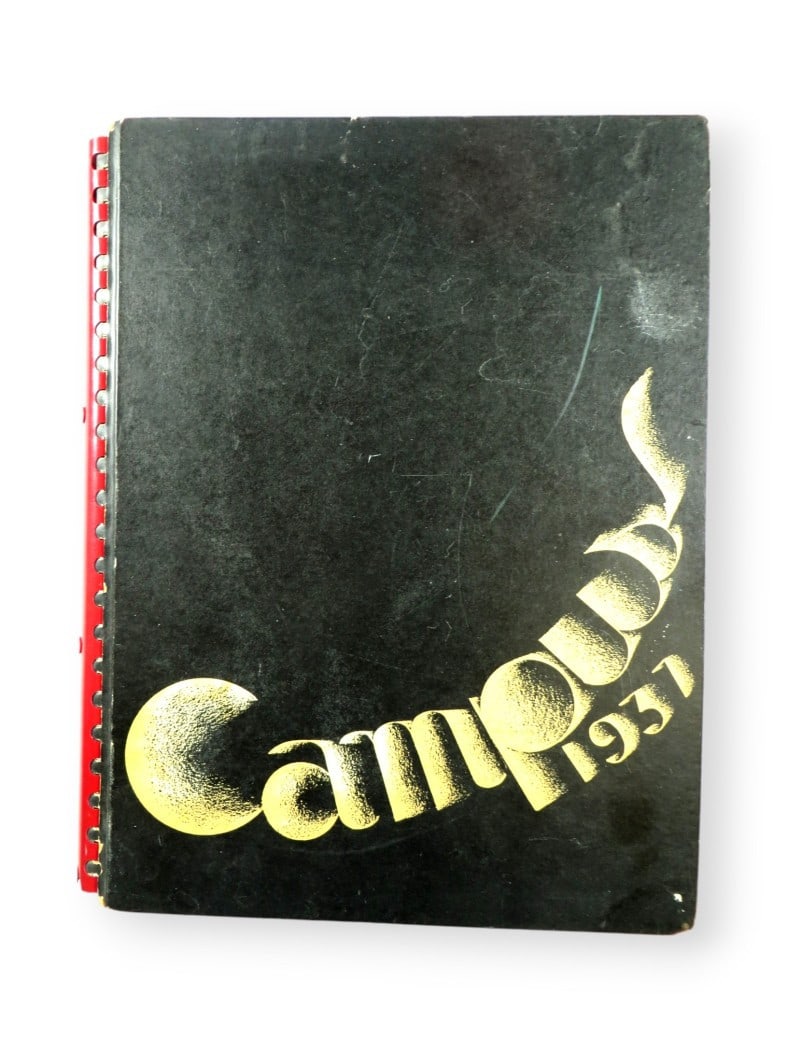 Jackie Robinson 1937 Pasadena Junior College Yearbook Original Baseball (1 of 3)