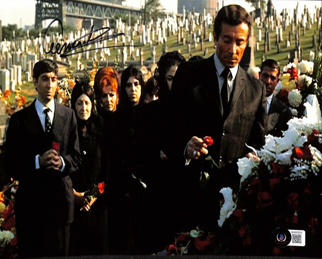 Al Martino Johnny Fontane Signed 8x10 Photo Beckett Certified: Al Martino Johnny Fontane Signed 8x10 Photo Beckett Certified This autographed 8x10 photograph features Al Martino, renowned for his role as "Johnny Fontane" in the iconic film The Godfather. Signed i