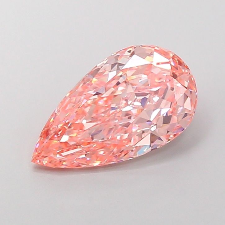 Loose Diamond - PEAR 3.94ct Fancy Vivid Pink VS1: Loose Diamond - PEAR 3.94ct Fancy Vivid Pink VS1 Source: This is a real non-mined Diamond that has been grown in a lab Shape: PEAR Carats: 3.94 Color: Fancy Vivid Pink Certification: IGI Video: