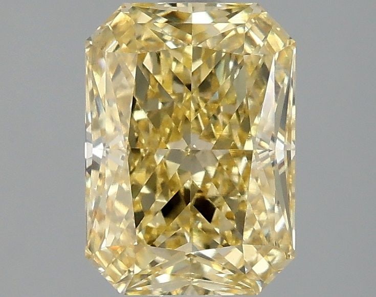 Loose Diamond - RADIANT 2.02ct Fancy Vivid Yellow VS2: Loose Diamond - RADIANT 2.02ct Fancy Vivid Yellow VS2 Source: This is a real non-mined Diamond that has been grown in a lab Shape: RADIANT Carats: 2.02 Color: Fancy Vivid Yellow Certification: IGI Vid