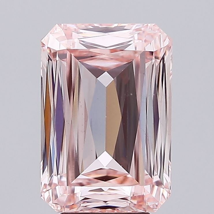 Loose Diamond - RADIANT 5.15ct Fancy Vivid Pink VS1: Loose Diamond - RADIANT 5.15ct Fancy Vivid Pink VS1 Source: This is a real non-mined Diamond that has been grown in a lab Shape: RADIANT Carats: 5.15 Color: Fancy Vivid Pink Certification: IGI Video: