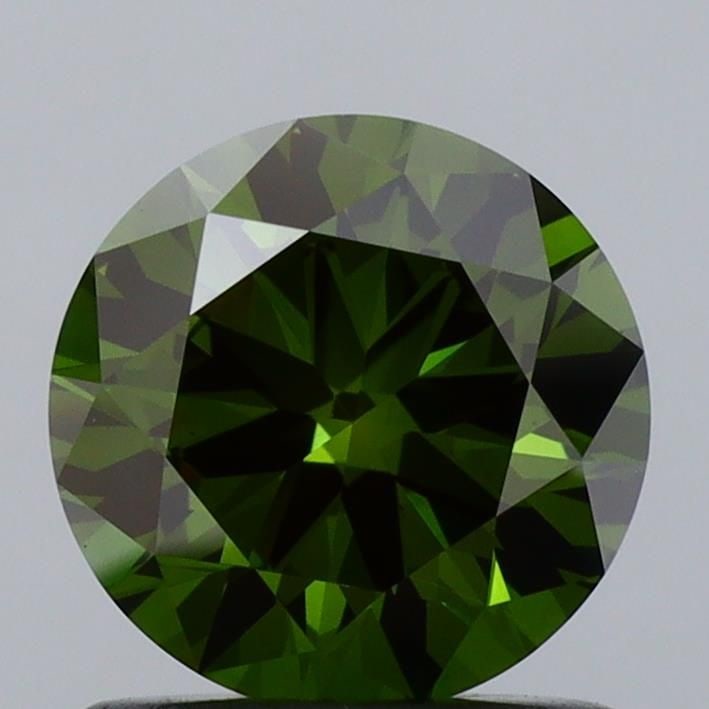 Loose Diamond - ROUND 1.0ct Fancy Vivid Green VS1: Loose Diamond - ROUND 1.0ct Fancy Vivid Green VS1 Source: This is a real non-mined Diamond that has been grown in a lab Shape: ROUND Carats: 1.0 Color: Fancy Vivid Green Certification: IGI Video: