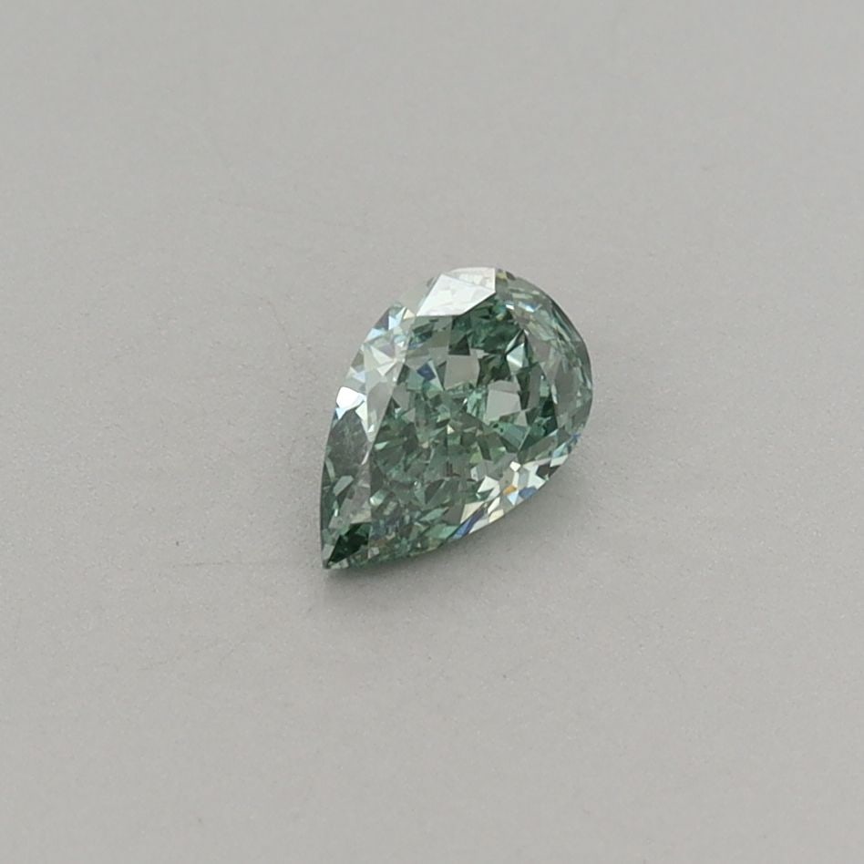 Loose Diamond - PEAR 0.31ct Fancy Vivid Green VS2: Loose Diamond - PEAR 0.31ct Fancy Vivid Green VS2 Source: This is a real non-mined Diamond that has been grown in a lab Shape: PEAR Carats: 0.31 Color: Fancy Vivid Green Certification: IGI Video: