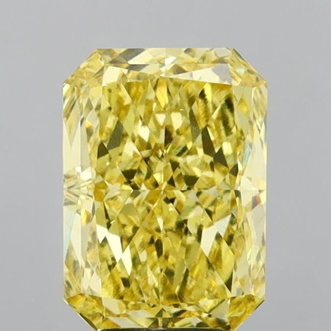 Loose Diamond - RADIANT 5.01ct Fancy Vivid Yellow VS1: Loose Diamond - RADIANT 5.01ct Fancy Vivid Yellow VS1 Source: This is a real non-mined Diamond that has been grown in a lab Shape: RADIANT Carats: 5.01 Color: Fancy Vivid Yellow Certification: IGI Vid