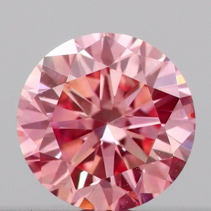 Loose Diamond - ROUND 0.15ct Fancy Intense Pink VVS2: Loose Diamond - ROUND 0.15ct Fancy Intense Pink VVS2 Source: This is a real non-mined Diamond that has been grown in a lab Shape: ROUND Carats: 0.15 Color: Fancy Intense Pink Certification: IGI Video: