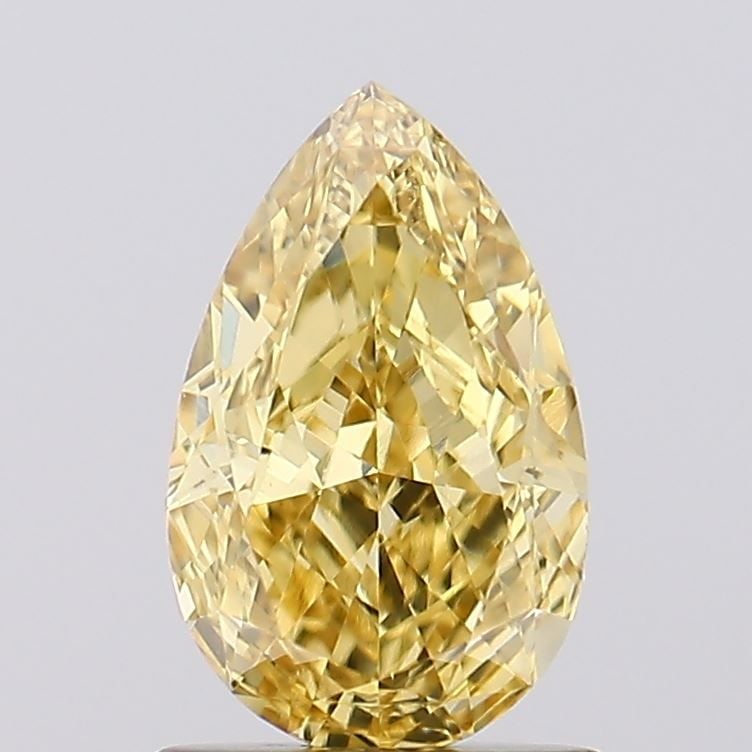 Loose Diamond - PEAR 1.23ct Fancy Intense Yellow VVS2: Loose Diamond - PEAR 1.23ct Fancy Intense Yellow VVS2 Source: This is a real non-mined Diamond that has been grown in a lab Shape: PEAR Carats: 1.23 Color: Fancy Intense Yellow Certification: IGI Vide