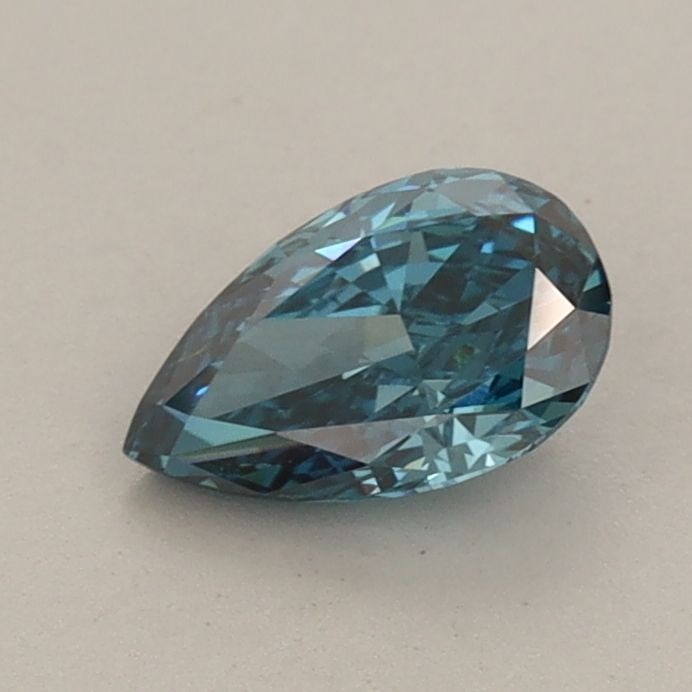 Loose Diamond - PEAR 0.64ct Fancy Vivid Blue VS1: Loose Diamond - PEAR 0.64ct Fancy Vivid Blue VS1 Source: This is a real non-mined Diamond that has been grown in a lab Shape: PEAR Carats: 0.64 Color: Fancy Vivid Blue Certification: IGI Video: