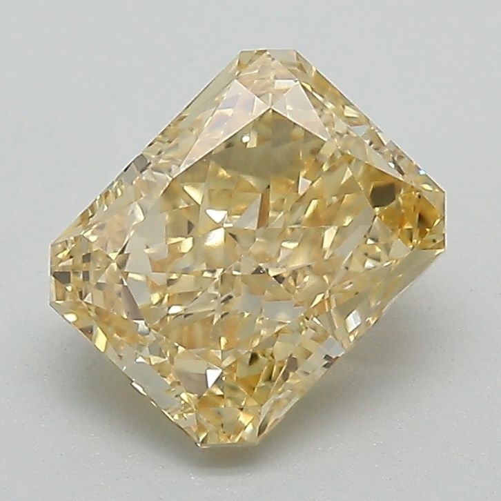 Loose Diamond - RADIANT 1.76ct Fancy Vivid Yellow VS1: Loose Diamond - RADIANT 1.76ct Fancy Vivid Yellow VS1 Source: This is a real non-mined Diamond that has been grown in a lab Shape: RADIANT Carats: 1.76 Color: Fancy Vivid Yellow Certification: IGI Vid