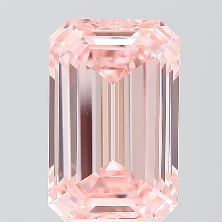 Loose Diamond - EMERALD 5.05ct Fancy Intense Pink VS1: Loose Diamond - EMERALD 5.05ct Fancy Intense Pink VS1 Source: This is a real non-mined Diamond that has been grown in a lab Shape: EMERALD Carats: 5.05 Color: Fancy Intense Pink Certification: IGI Vid