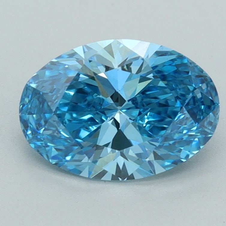 Loose Diamond - OVAL 1.51ct Fancy Vivid Blue VVS2: Loose Diamond - OVAL 1.51ct Fancy Vivid Blue VVS2 Source: This is a real non-mined Diamond that has been grown in a lab Shape: OVAL Carats: 1.51 Color: Fancy Vivid Blue Certification: IGI Video: