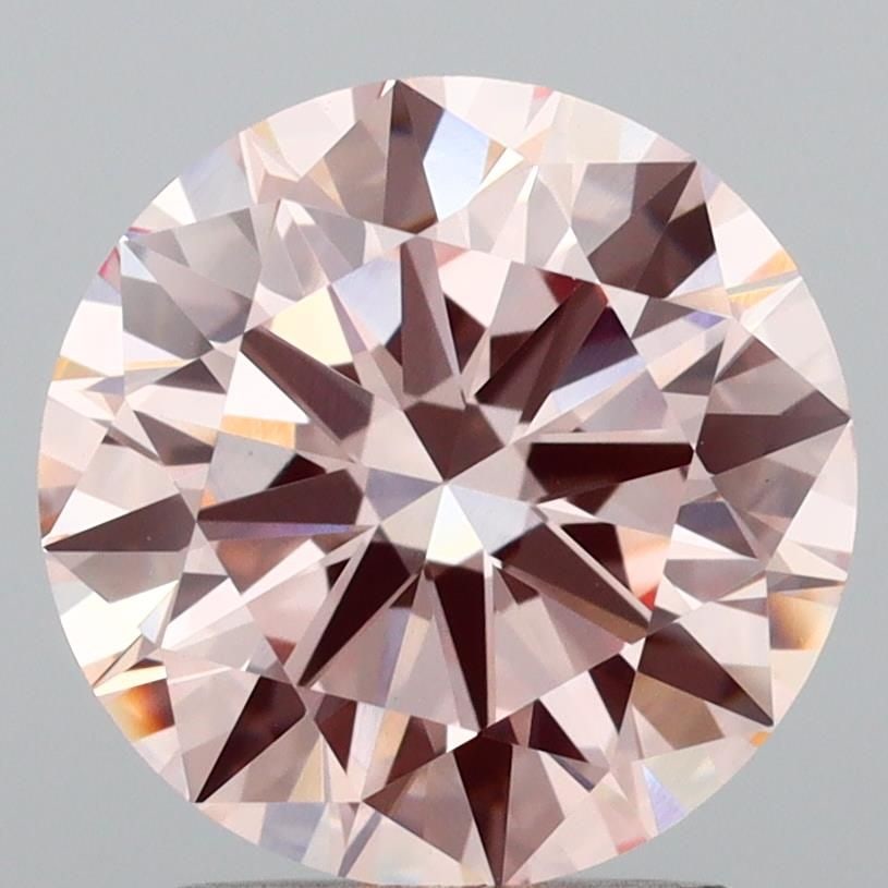 Loose Diamond - ROUND 2.5ct Fancy Intense Pink VVS2: Loose Diamond - ROUND 2.5ct Fancy Intense Pink VVS2 Source: This is a real non-mined Diamond that has been grown in a lab Shape: ROUND Carats: 2.5 Color: Fancy Intense Pink Certification: IGI Video: