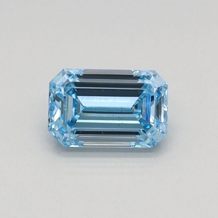 Loose Diamond - EMERALD 0.31ct Fancy Intense Blue VS1 (1 of 1)