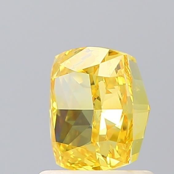Loose Diamond - CUSHION MODIFIED 1.27ct Fancy Vivid Yellow VVS2: Loose Diamond - CUSHION MODIFIED 1.27ct Fancy Vivid Yellow VVS2 Source: This is a real non-mined Diamond that has been grown in a lab Shape: CUSHION MODIFIED Carats: 1.27 Color: Fancy Vivid Yellow Cer