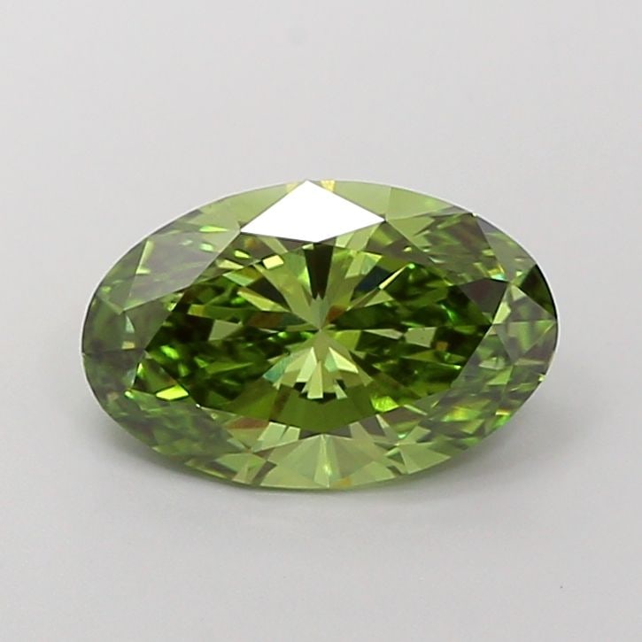 Loose Diamond - OVAL 2.51ct Fancy Vivid Green VS2: Loose Diamond - OVAL 2.51ct Fancy Vivid Green VS2 Source: This is a real non-mined Diamond that has been grown in a lab Shape: OVAL Carats: 2.51 Color: Fancy Vivid Green Certification: IGI Video: