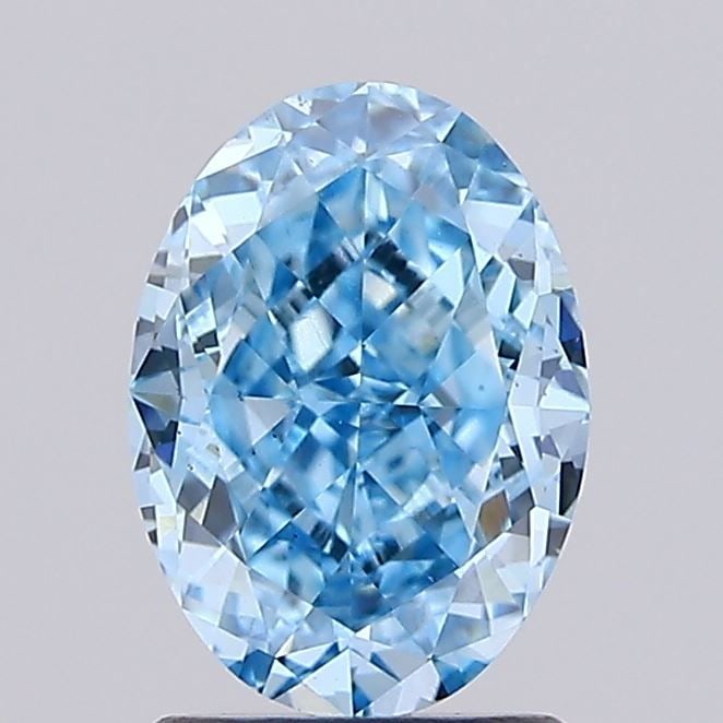 Loose Diamond - OVAL 2.02ct Fancy Vivid Blue VS1: Loose Diamond - OVAL 2.02ct Fancy Vivid Blue VS1 Source: This is a real non-mined Diamond that has been grown in a lab Shape: OVAL Carats: 2.02 Color: Fancy Vivid Blue Certification: IGI Video: