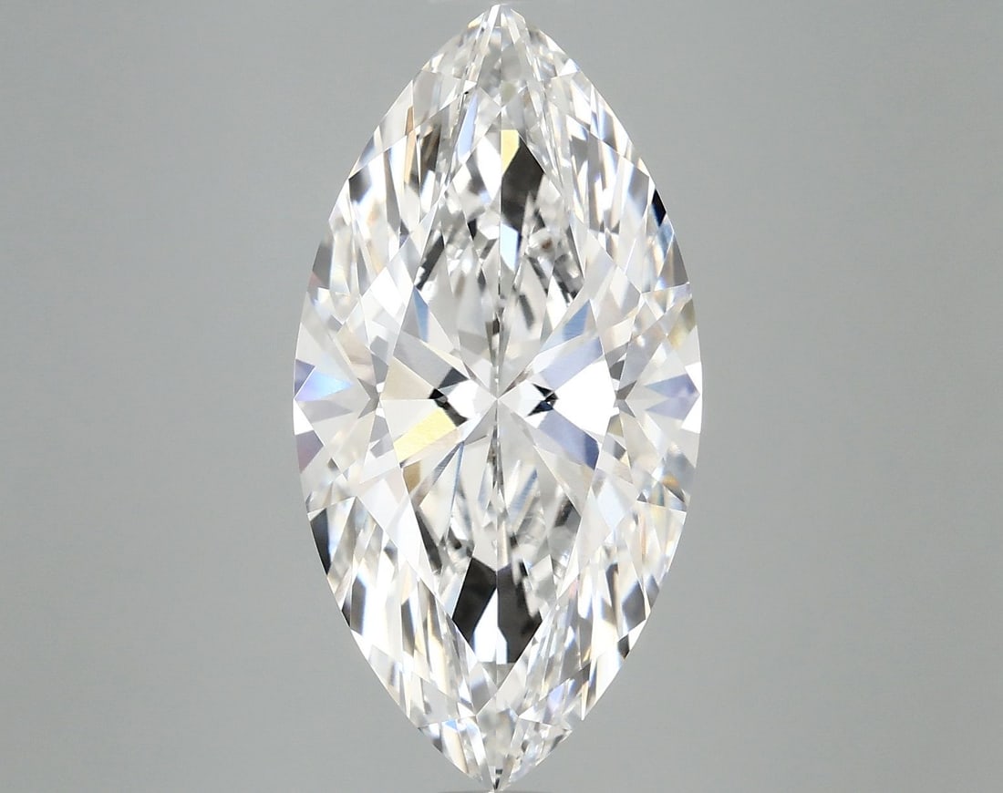 Loose Diamond - MARQUISE 5.8ct E VS1: Loose Diamond - MARQUISE 5.8ct E VS1 Source: This is a real non-mined Diamond that has been grown in a lab Shape: MARQUISE Carats: 5.8 Color: E Clarity: VS1 Certification: IGI Video: Video Link