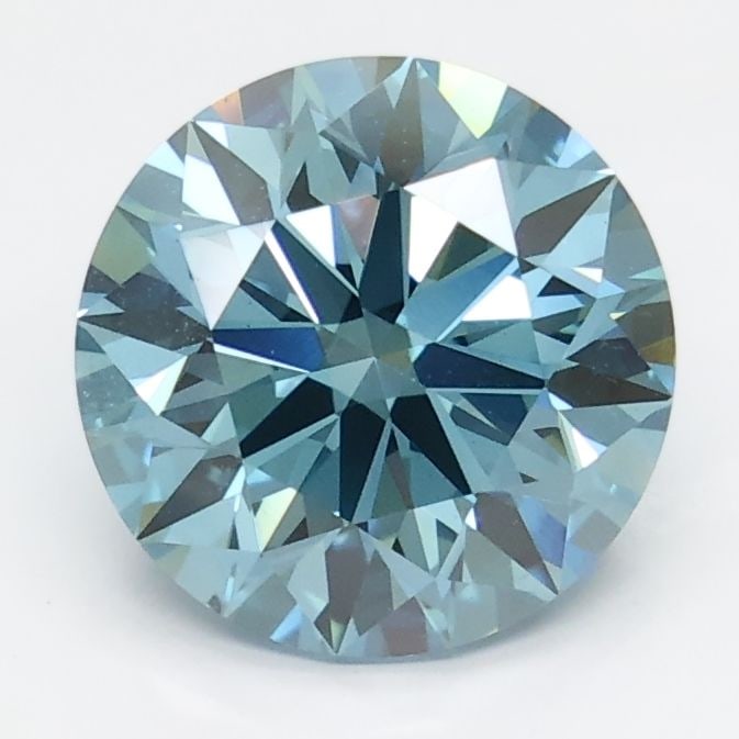 Ideal Loose Diamond - ROUND 2.51ct Fancy Vivid Blue VS1: Ideal Loose Diamond - ROUND 2.51ct Fancy Vivid Blue VS1 Source: This is a real non-mined Diamond that has been grown in a lab Shape: ROUND Carats: 2.51 Color: Fancy Vivid Blue Certification: IGI Video