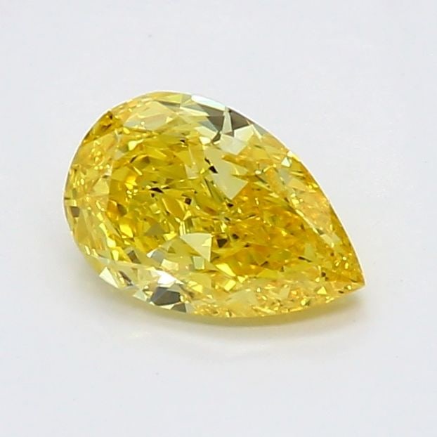 Loose Diamond - PEAR 0.45ct Fancy Vivid Yellow VS1: Loose Diamond - PEAR 0.45ct Fancy Vivid Yellow VS1 Source: This is a real non-mined Diamond that has been grown in a lab Shape: PEAR Carats: 0.45 Color: Fancy Vivid Yellow Certification: NONE Video: