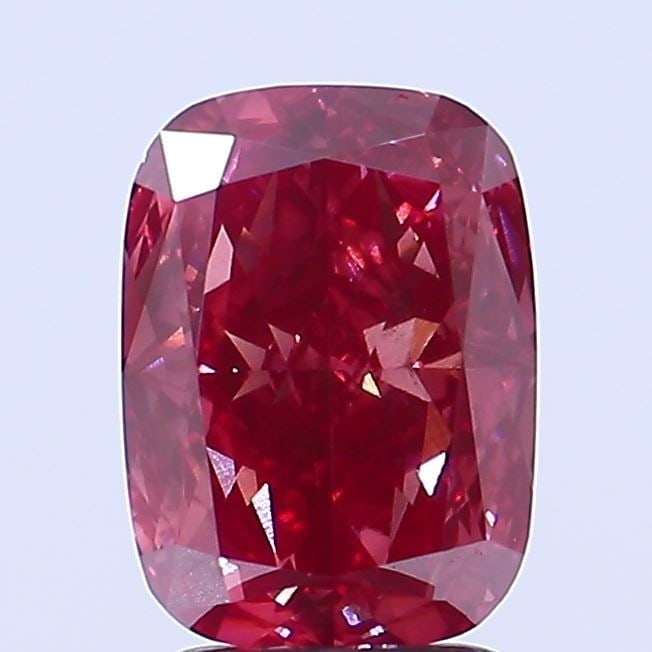Loose Diamond - CUSHION BRILLIANT 3.01ct Fancy Vivid Purplish Pink VS2: Loose Diamond - CUSHION BRILLIANT 3.01ct Fancy Vivid Purplish Pink VS2 Source: This is a real non-mined Diamond that has been grown in a lab Shape: CUSHION BRILLIANT Carats: 3.01 Color: Fancy Vivid