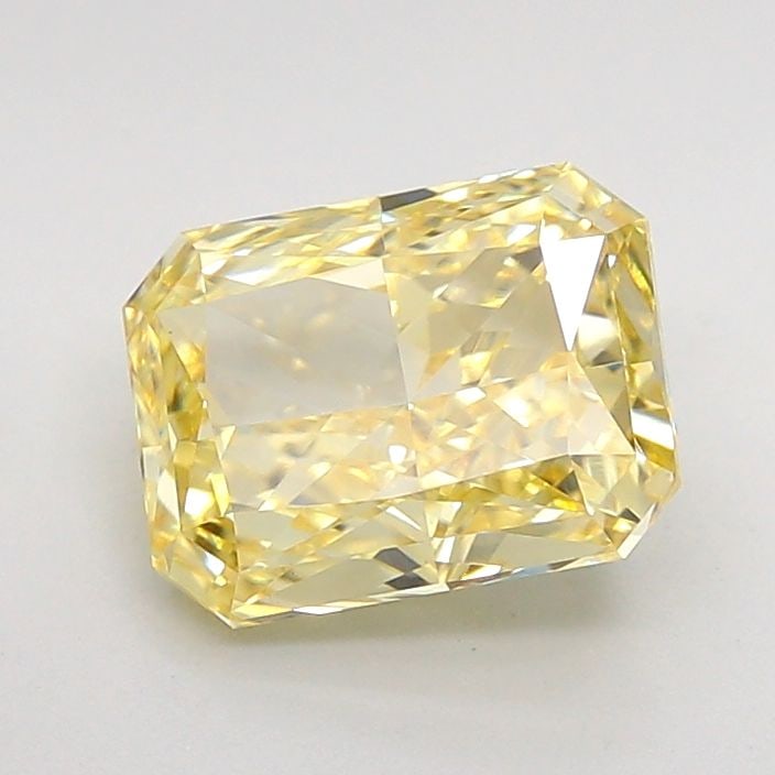 Loose Diamond - RADIANT 2.06ct Fancy Yellow VVS2: Loose Diamond - RADIANT 2.06ct Fancy Yellow VVS2 Source: This is a real non-mined Diamond that has been grown in a lab Shape: RADIANT Carats: 2.06 Color: Fancy Yellow Certification: IGI Video: Video
