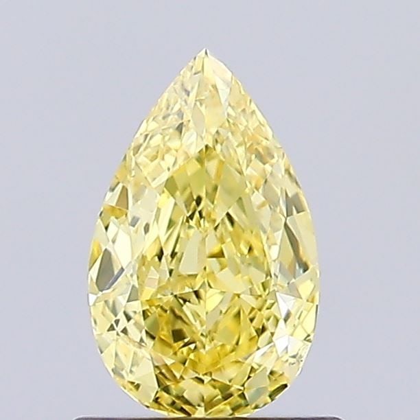 Loose Diamond - PEAR 0.7ct Fancy Intense Yellow VS1: Loose Diamond - PEAR 0.7ct Fancy Intense Yellow VS1 Source: This is a real non-mined Diamond that has been grown in a lab Shape: PEAR Carats: 0.7 Color: Fancy Intense Yellow Certification: NONE Video: