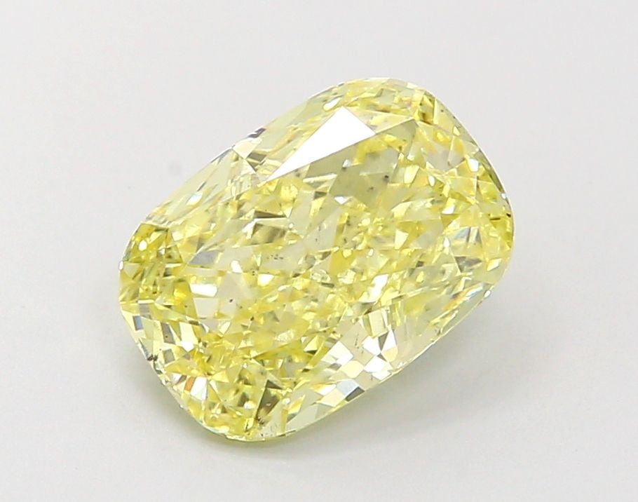 Loose Diamond - CUSHION MODIFIED 1.86ct Fancy Intense Yellow VS2: Loose Diamond - CUSHION MODIFIED 1.86ct Fancy Intense Yellow VS2 Source: This is a real non-mined Diamond that has been grown in a lab Shape: CUSHION MODIFIED Carats: 1.86 Color: Fancy Intense Yellow