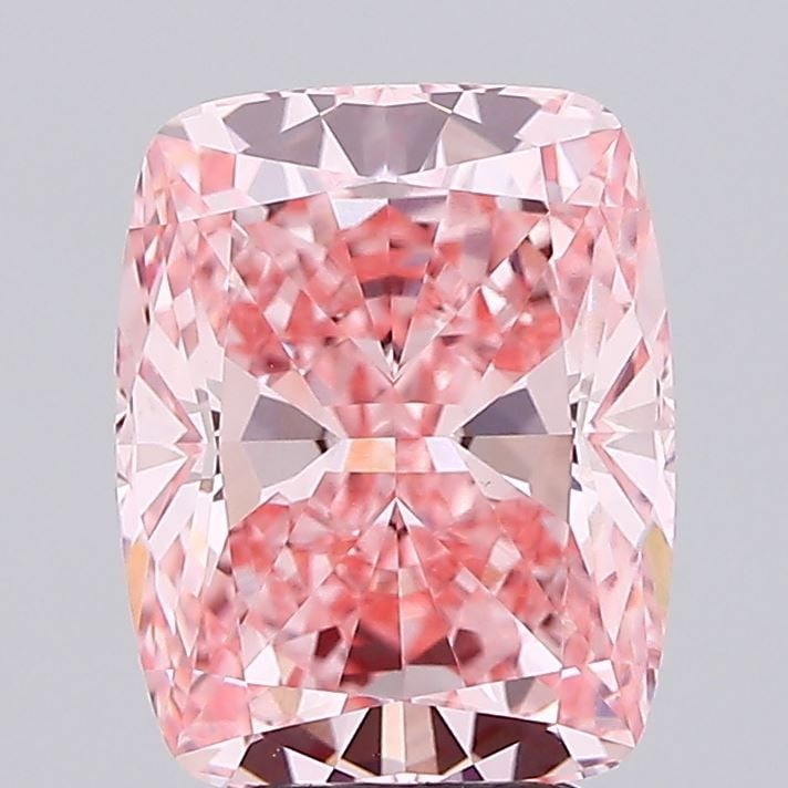 Loose Diamond - CUSHION MODIFIED 4.16ct Fancy Vivid Pink VS1: Loose Diamond - CUSHION MODIFIED 4.16ct Fancy Vivid Pink VS1 Source: This is a real non-mined Diamond that has been grown in a lab Shape: CUSHION MODIFIED Carats: 4.16 Color: Fancy Vivid Pink Certific