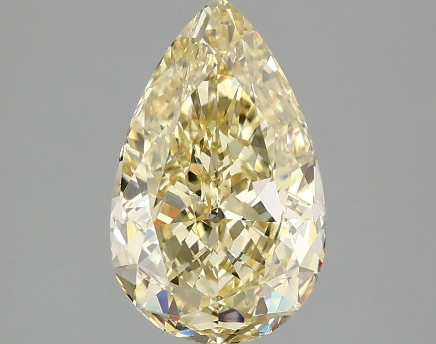 Loose Diamond - PEAR 2.04ct Fancy Intense Yellow VS1: Loose Diamond - PEAR 2.04ct Fancy Intense Yellow VS1 Source: This is a real non-mined Diamond that has been grown in a lab Shape: PEAR Carats: 2.04 Color: Fancy Intense Yellow Certification: IGI Video