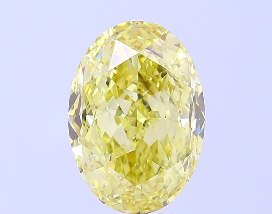 Loose Diamond - OVAL 4.02ct Fancy Yellow VS1: Loose Diamond - OVAL 4.02ct Fancy Yellow VS1 Source: This is a real non-mined Diamond that has been grown in a lab Shape: OVAL Carats: 4.02 Color: Fancy Yellow Certification: IGI Video: