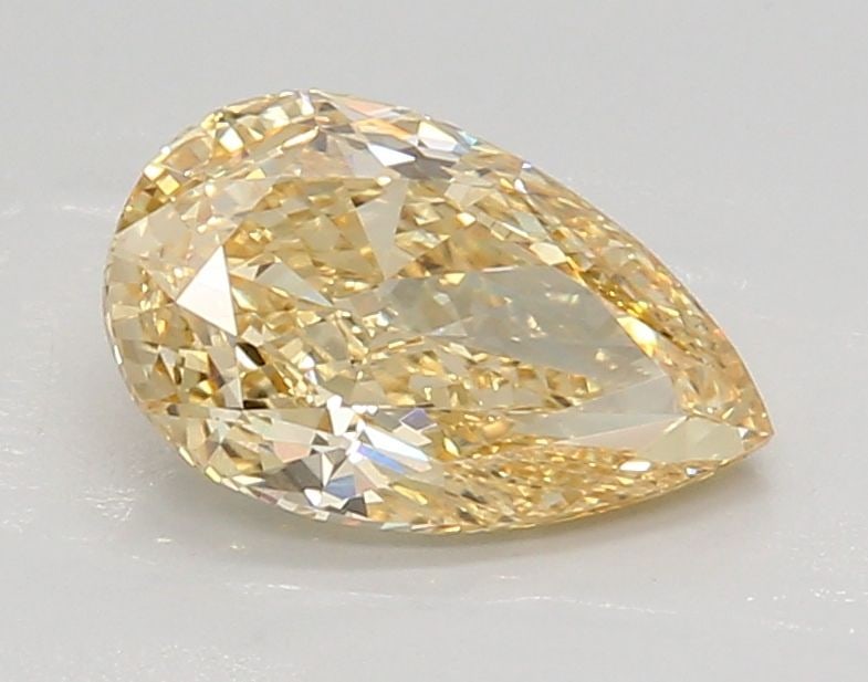 Loose Diamond - PEAR 1.58ct Fancy Intense Yellow VS1: Loose Diamond - PEAR 1.58ct Fancy Intense Yellow VS1 Source: This is a real non-mined Diamond that has been grown in a lab Shape: PEAR Carats: 1.58 Color: Fancy Intense Yellow Certification: IGI