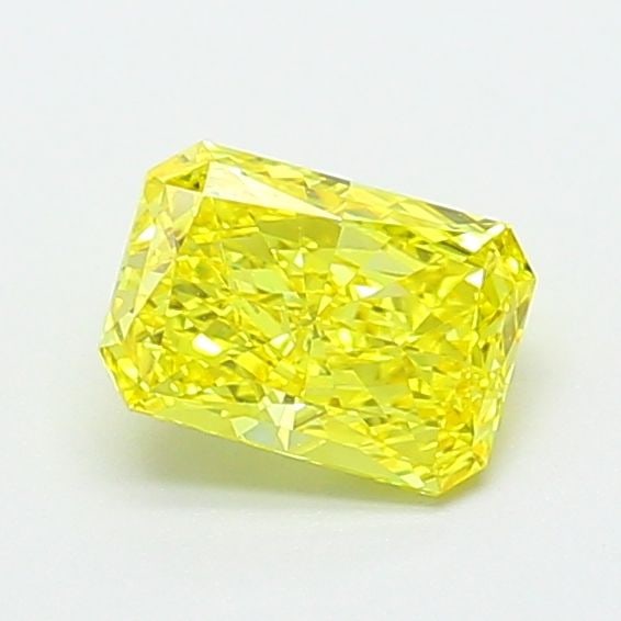 Loose Diamond - RADIANT 0.85ct Fancy Vivid Yellow VVS1: Loose Diamond - RADIANT 0.85ct Fancy Vivid Yellow VVS1 Source: This is a real non-mined Diamond that has been grown in a lab Shape: RADIANT Carats: 0.85 Color: Fancy Vivid Yellow Certification: IGI Vi